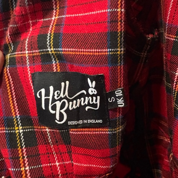 Plaid Red Holiday Dress - Picture 7 of 8